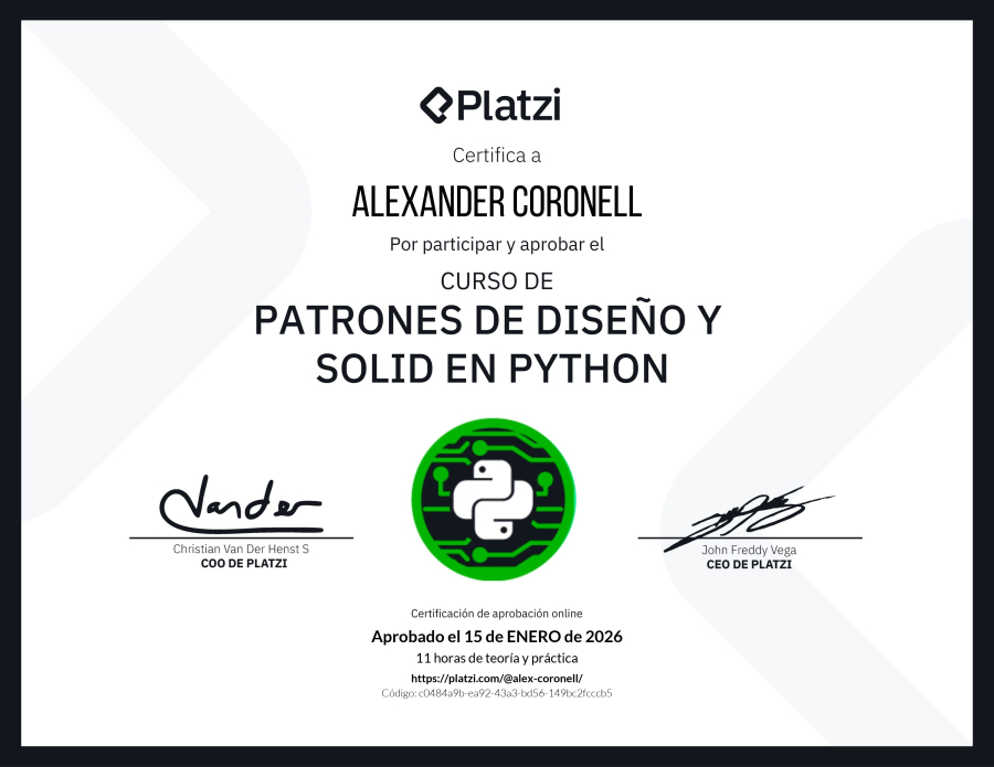 Design patterns and SOLID in Python