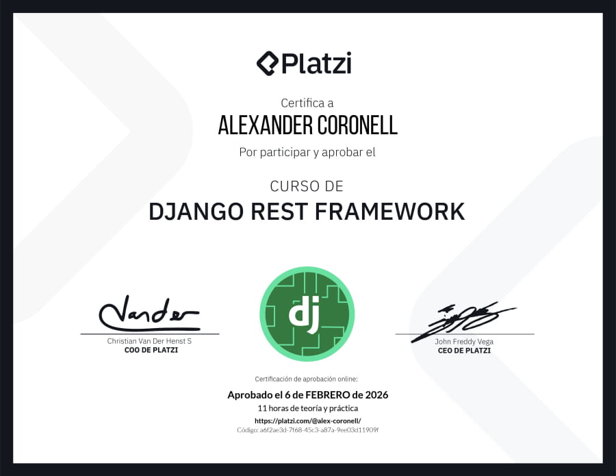 Django Rest Framework Course