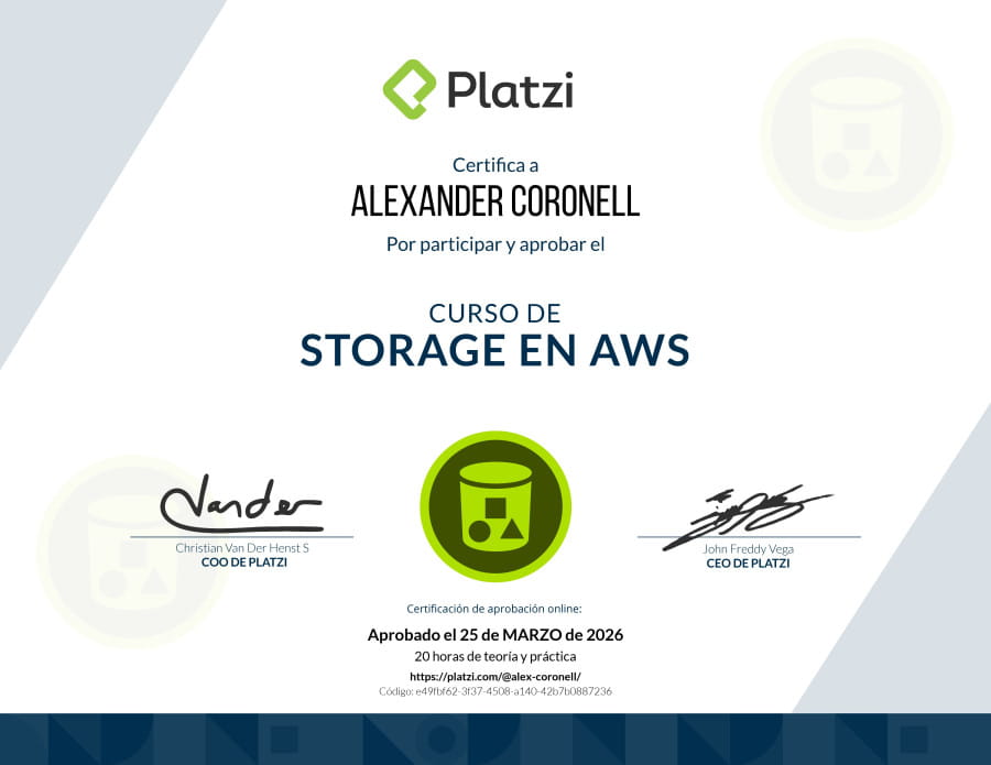 Storage on AWS