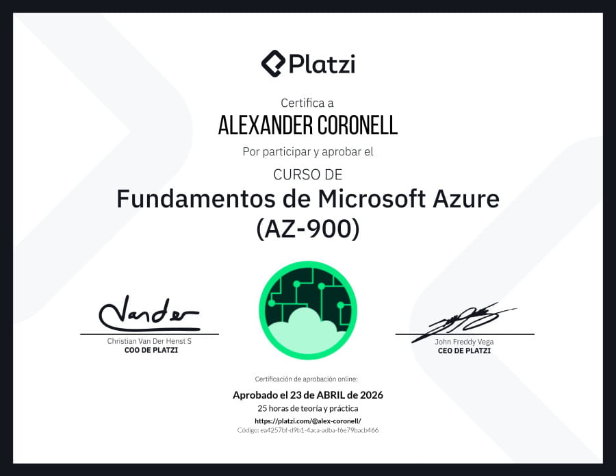 Microsoft Azure Fundamentals (AZ-900)